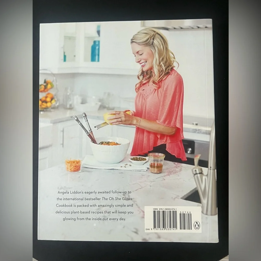 Bundle of TWO Oh She Glows Cookbook Set By Angela Liddon Plant Based Cooking